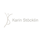 Logo von Karin Stöcklin, Mensch in den Formen KS mit Name